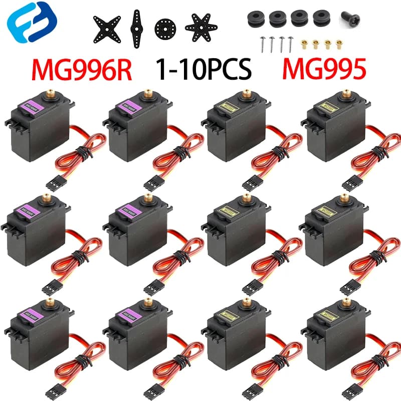 MG995 MG996R servi Digital MG996 MG995 Servo Metal Gear per modello di elicottero barca per Arduino UNO fai da te