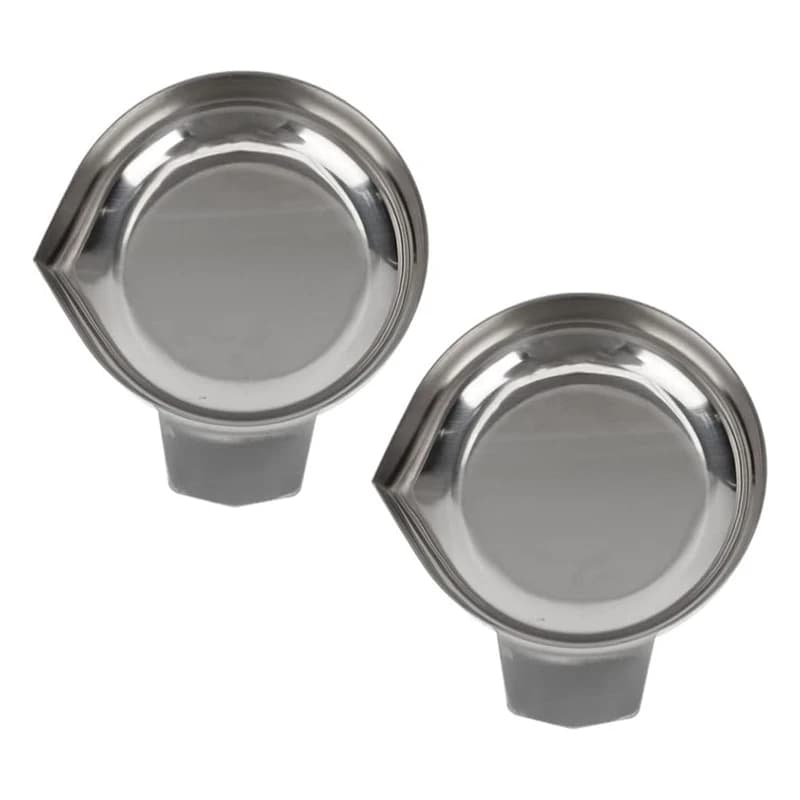 Boat balance 2 pieces weighing boats stainless steel scale tray weighing plate containers for laboratory plates weight tray