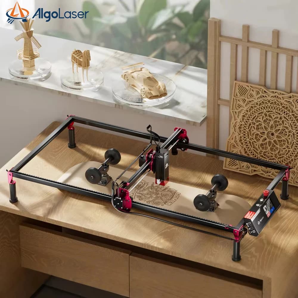 AlgoOS High Power Intelligent Control AlgoLaser KIT FAI FROM TE MK2 10W Touch Screen 40*43 cm/40x80 cm Wood Processing Laser cutting tools