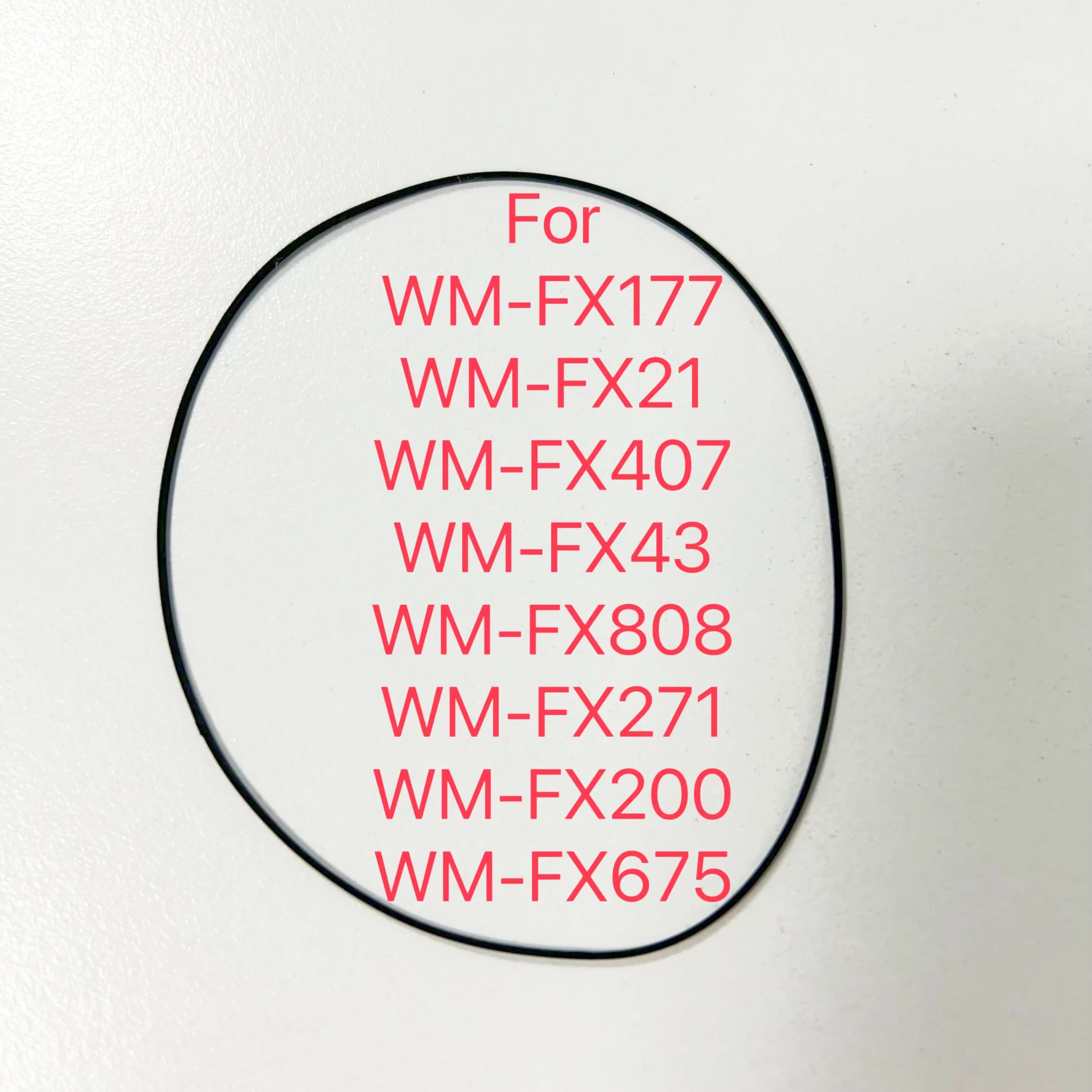 Cinghia per Sony WM-FX177 WM-FX21 WM-FX407 WM-FX43 WM-FX808 WM-FX271 WM-FX200 WM-FX675 Registratore a nastro Walkman Cassette Deck Radio