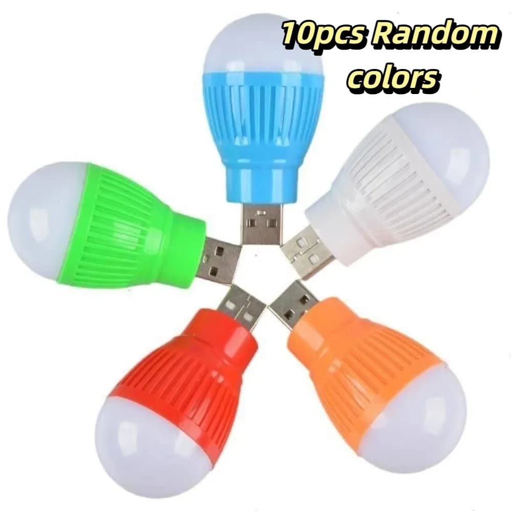 Luce notturna USB luminosa da 5 V, illuminazione morbida super luminosa, luce notturna portatile, lampadina di emergenza USB standard leggera, illuminazione da scrivania