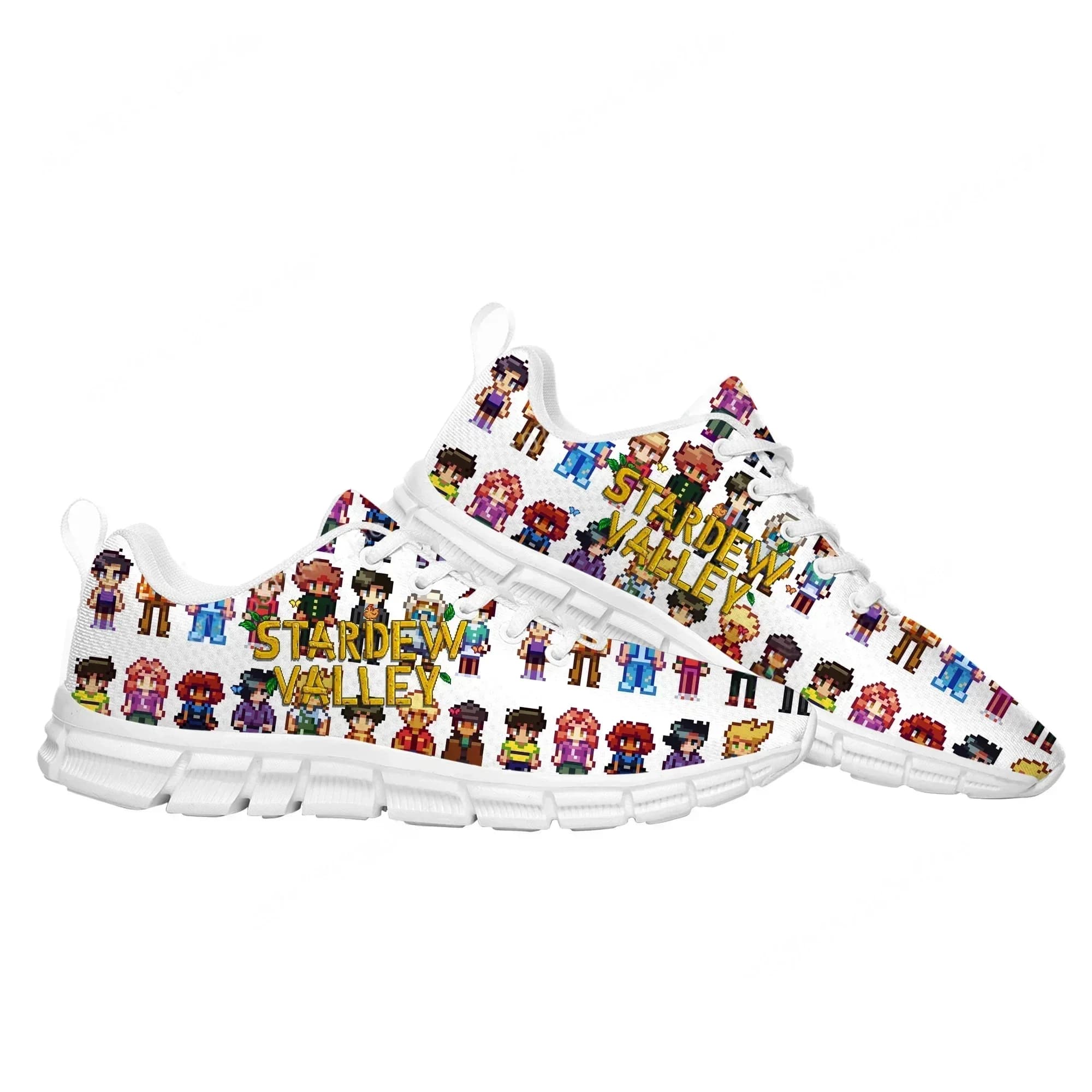 Scarpe Sportive Personalizzate Stardew Valley, Sneaker Cartoon Game per Uomo e Donna, Scarpe su Misura per Coppie