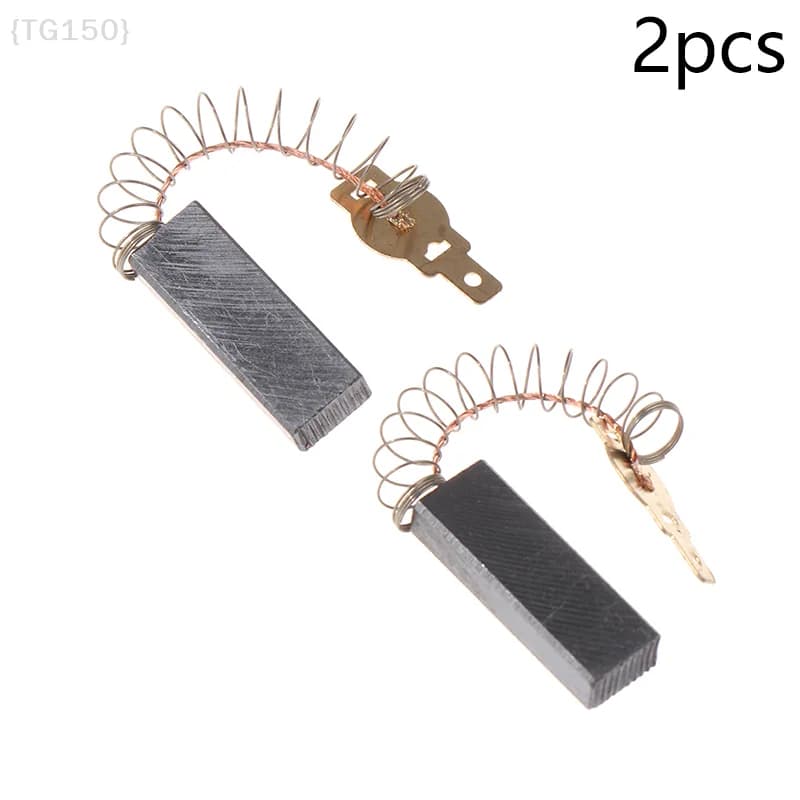 【F2-TG150】2 spazzole in carbone per motore elettrico con molla e cavi per aspiratore elettrico/utensile elettrico