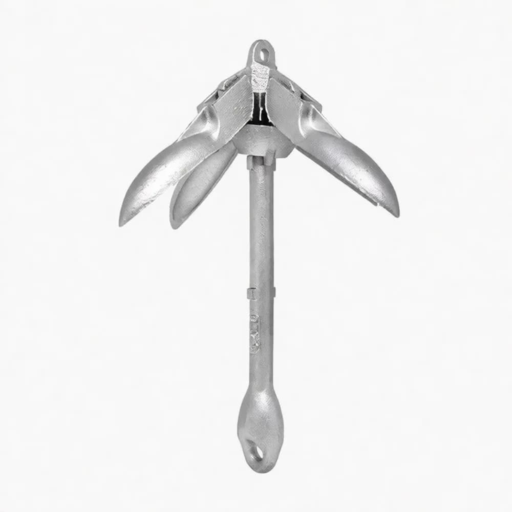 Carbon Steel Folding Boat Anchor Hardware For Inflatable Fishing Vessel Raft Speedboat Marine Reliable Accessory