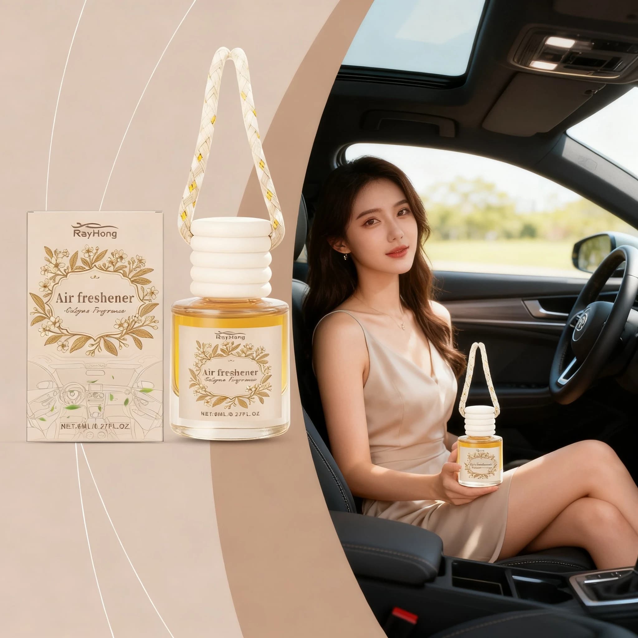 Deodorante per auto al gusto Gulong, fragranza a lunga durata, comodo per uso domestico, deodorante per ambienti con feromoni ambidi