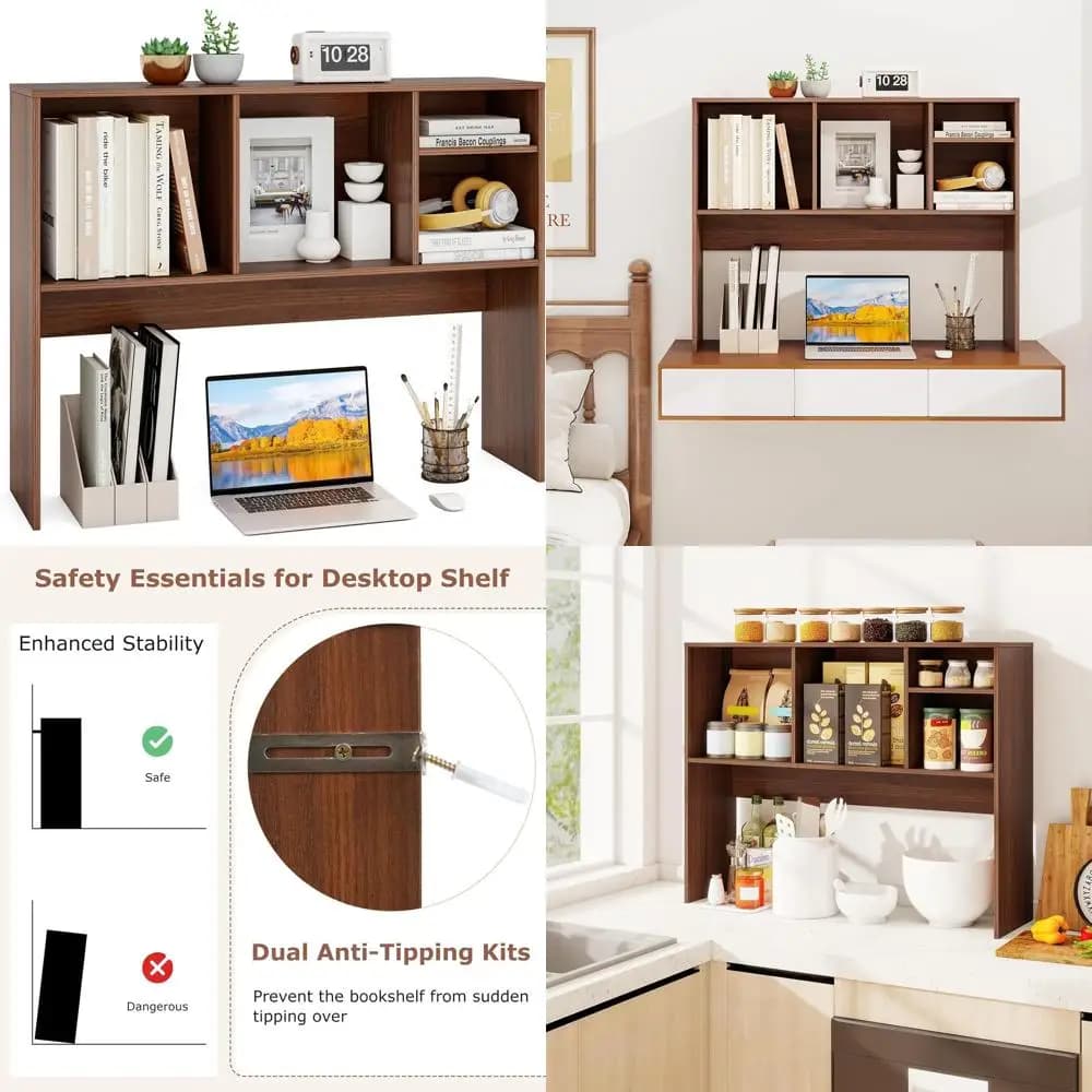 Support for Walnut 37 desk monitor with Household, Office, Dormitory, Studio