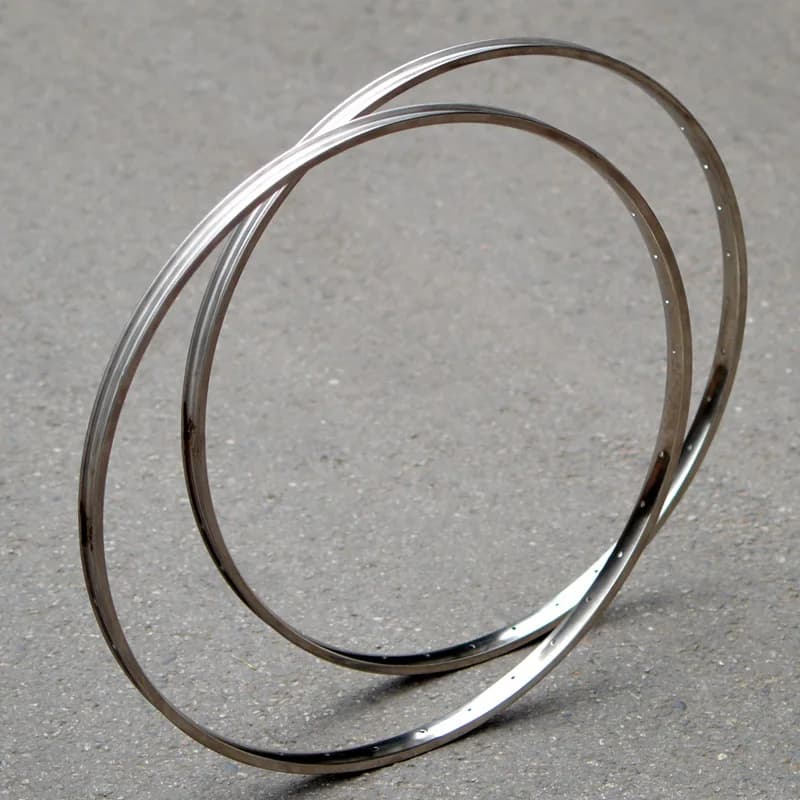Cerchione in acciaio inossidabile da 26 pollici per bici da strada 1-3/8 36 fori, accessori per ruote per bici vintage