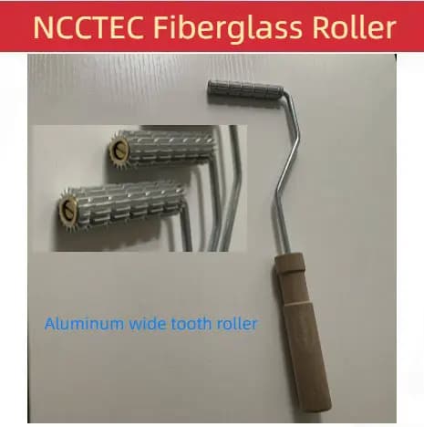 [Date wide] length 3 ''-6''' inches 75-150mm FRP glass fiber lamination aluminum roller diameter 12.5 20mm |