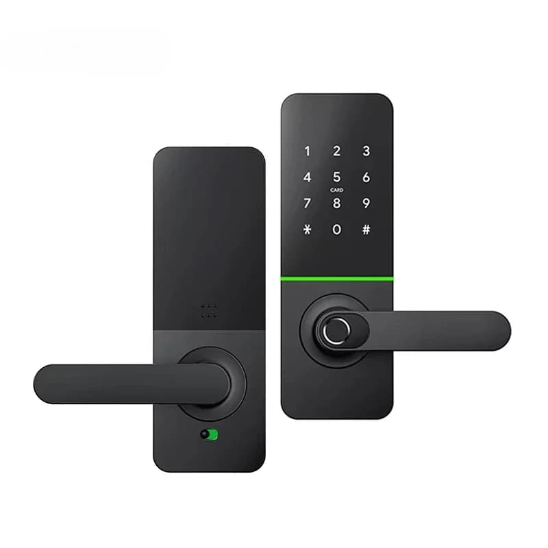 Serratura Digitale Intelligente Impermeabile, Serratura Elettronica Biometrica Senza Chiave, Serratura Smart con Impronta Digitale Tuya Wifi