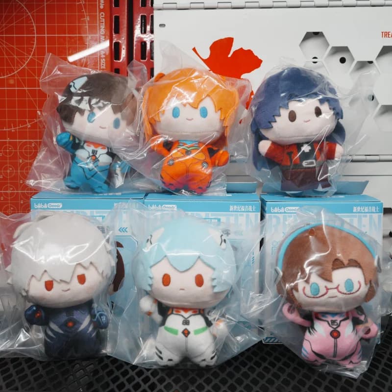 In Stock Bilibili Neon Genesis Evangelion Rewritten Mini Q-Version Series Blind Box Kawaii Collectible Surprise Gifts For Firend
