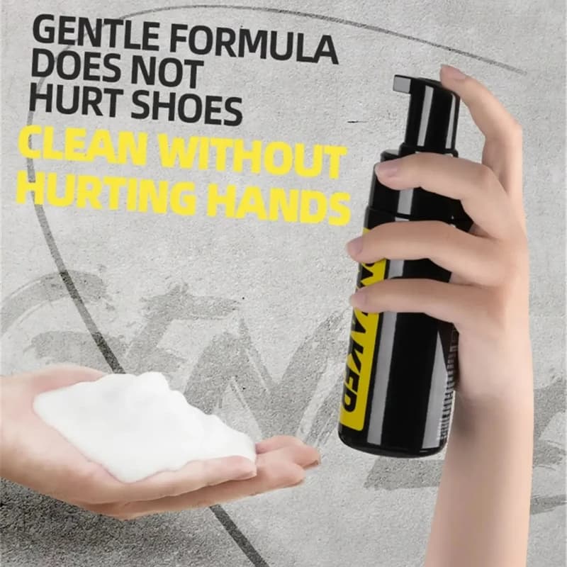Sports Shoe Foam Cleaner Kit Dry Cleaning Spray for Leather Suede Nubuck Canvas Sneaker Care Set White Shoe Cleaner Bubble Clean