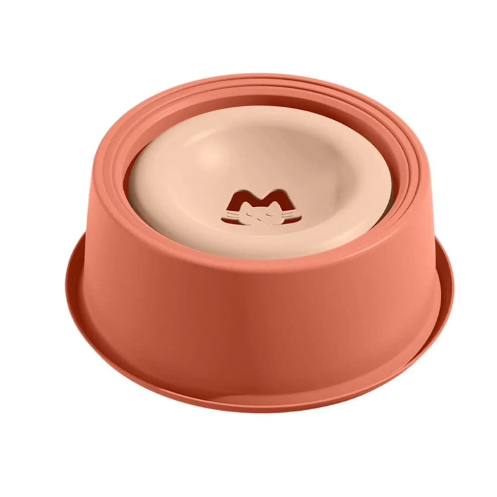 Food-Grade Large Capacity Slow Feeder Bowl Non-Slip Floating Bowl Pet Water Bowl Easy Clean Anti-Messy Pet Feeding Dish Cat Use