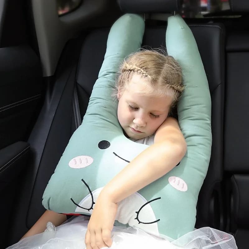 Poggiatesta regolabile per auto per adulti, supporto laterale creativo per cintura di sicurezza per il sonno dei bambini durante i viaggi, cuscino per il collo