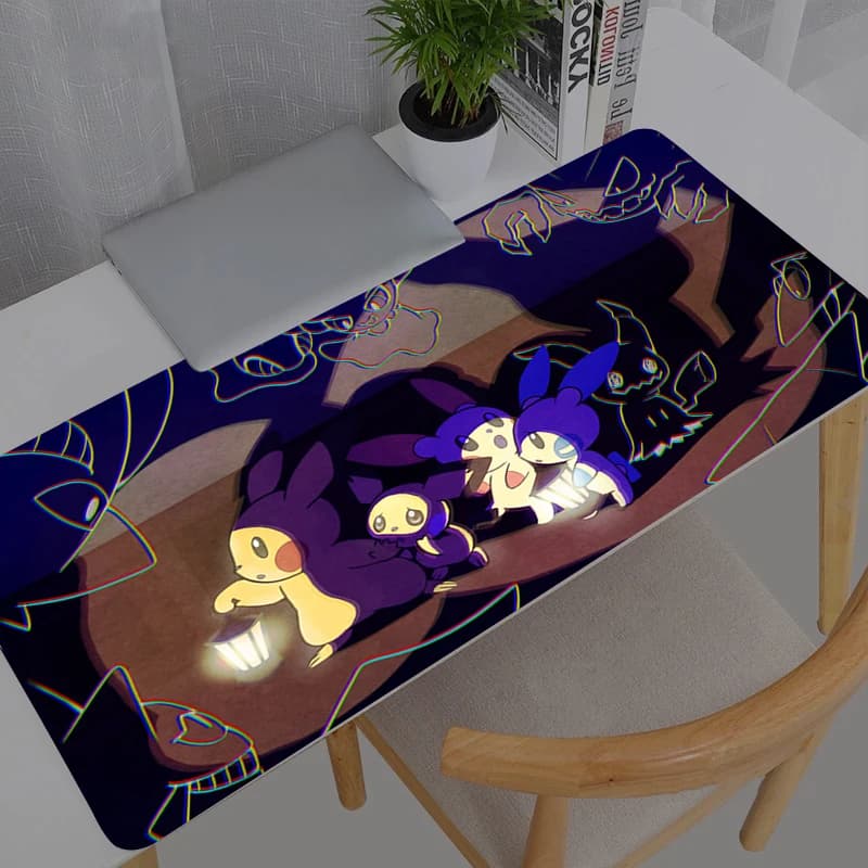 Tappetino per Mouse da Gaming, Accessori PC, Pokemon Pikachu, Tappetino XXL per Scrivania Computer, Tappetino per Tastiera e Mouse per Laptop Varmilo
