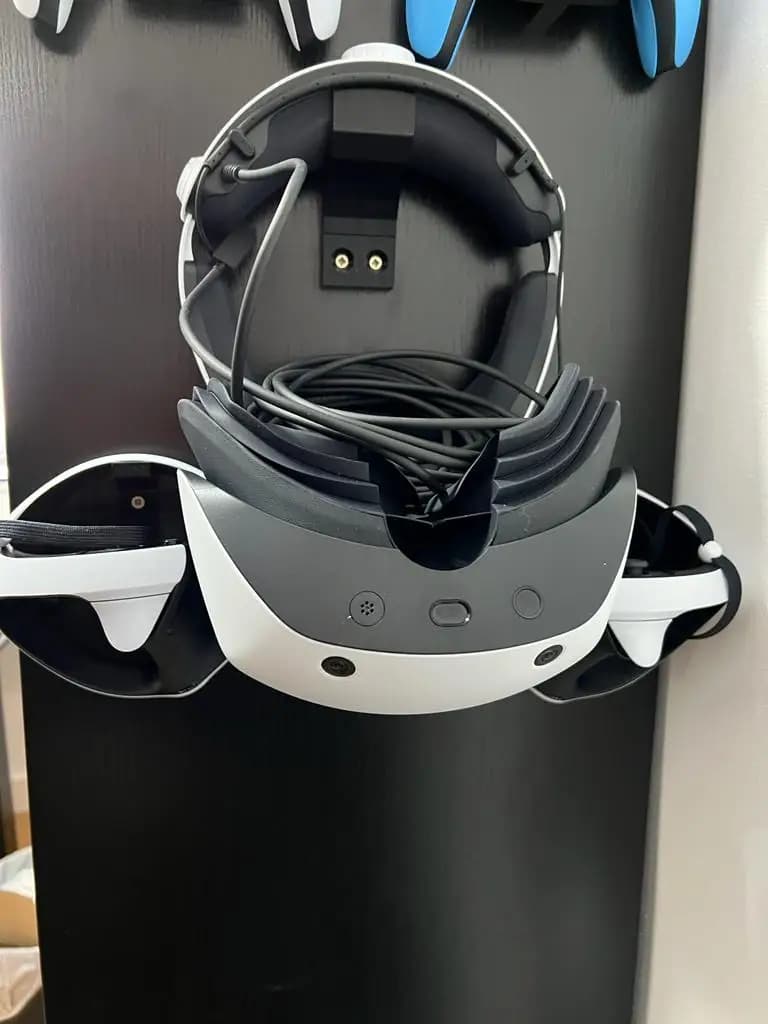 Supporto per Casco e Controller PS5 VR2 Compatibile con Accessori per Pannello Forato, Organizzatore per la Casa