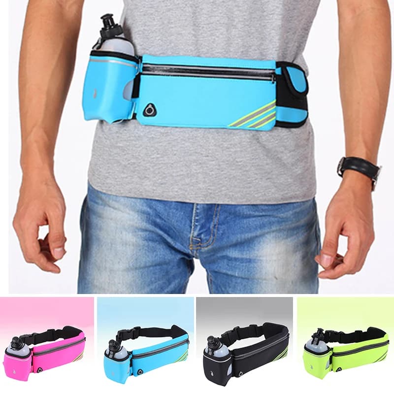 1pc running belt for moisturizing waist bag sports waist bag water bottles set sports water moisturizing backpack running parts