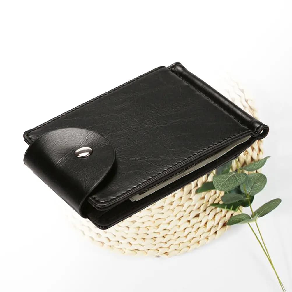 Portafoglio Sottile Premium in PU con Blocco RFID, Porta Carte Creativo per Patente, Monete e Contanti