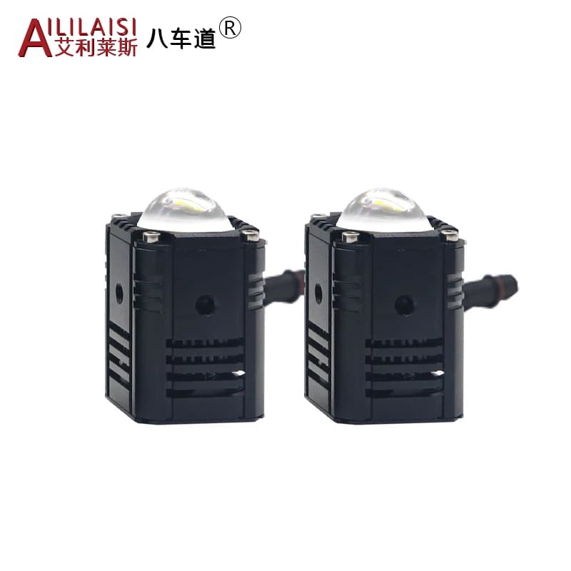 Mini Matrix Single Laser Headlight Lens 3000K 6000K Bi LED proiettore spotlight per lampade universali per auto e moto esterne