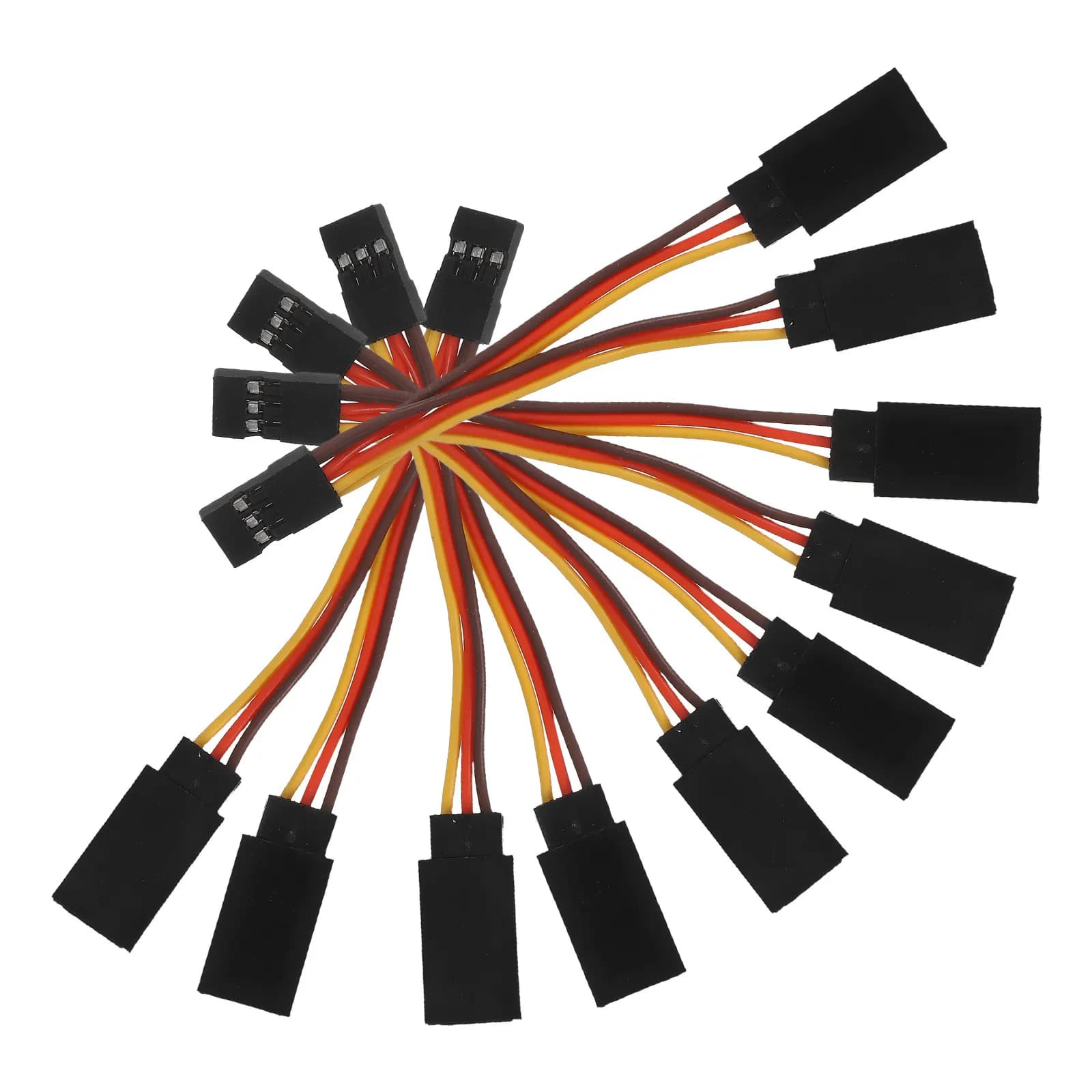 5Pcs Mini Y-Style Servo Extension Wire Rc Car Helicopter Extension Lead Stable Signal Transmission High Flexibility Long