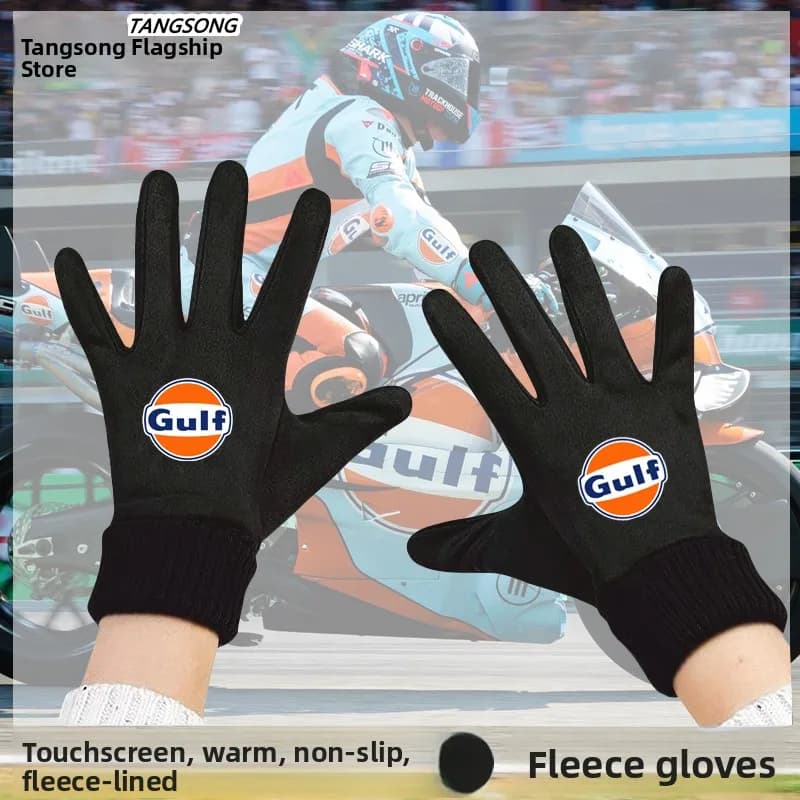 New Moto Trackhouse 2025 Gloves, Pile, Touchscreen, Hot, Oil Resistant, for Young, Cycling Winter Gloves