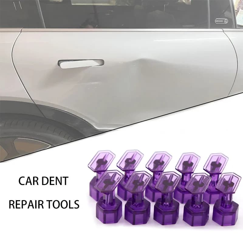 10Pcs strumento di riparazione di ammaccature per Auto strumenti di rimozione di ammaccature estrattore di ammaccature Auto senza vernice riparazione di ammaccature linguette di colla strumenti di manutenzione automatica