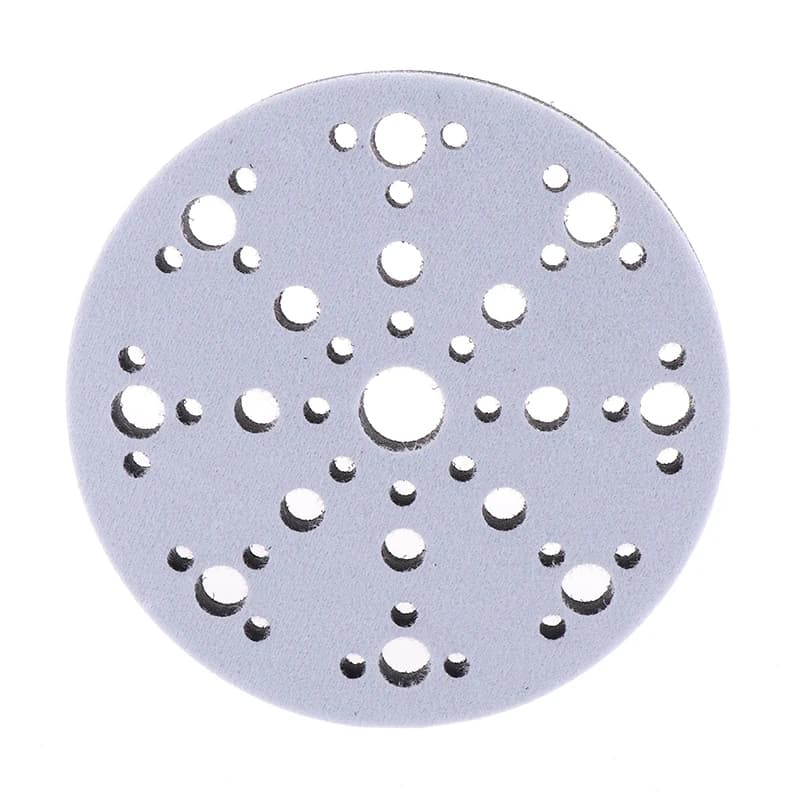1Pc 6 pollici 150mm 49 fori spugna morbida interfaccia pad per tamponi abrasivi gancio ad anello dischi abrasivi levigatrice cuscinetti di supporto buffer