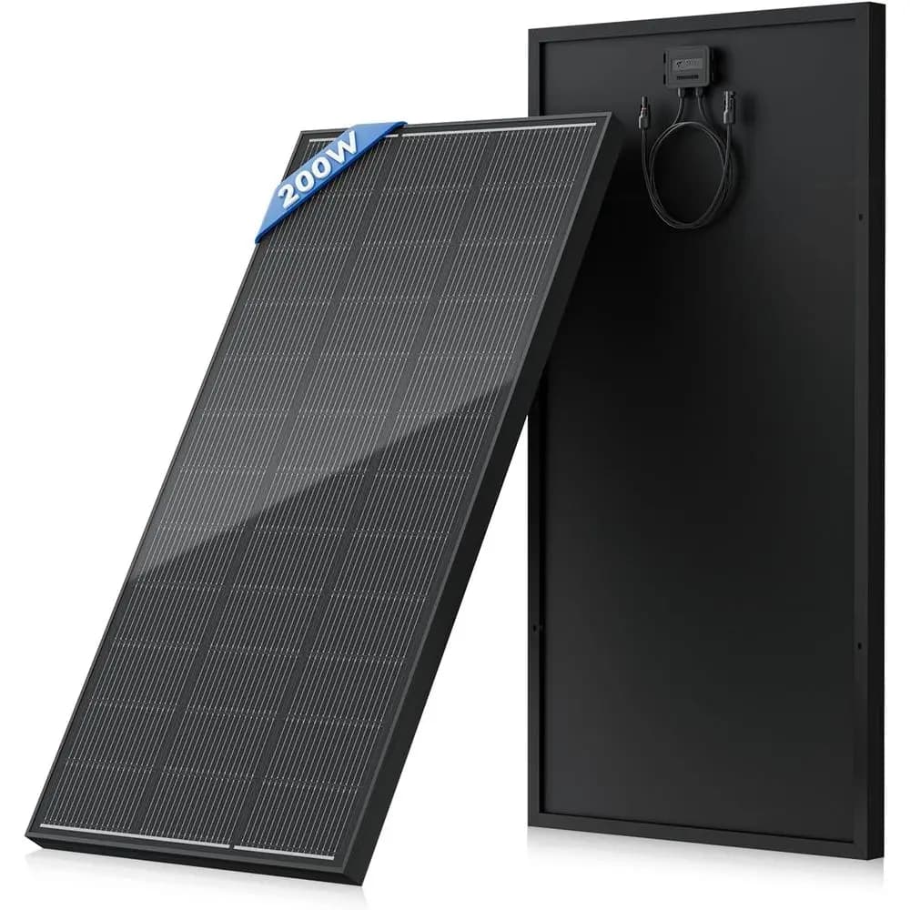 18BB, 25% ad alta efficienza, pannello solare tipo N 12V 200W, moduli fotovoltaici monocristallini, per tetto, camper, fattoria, rimorchio, marina, casa