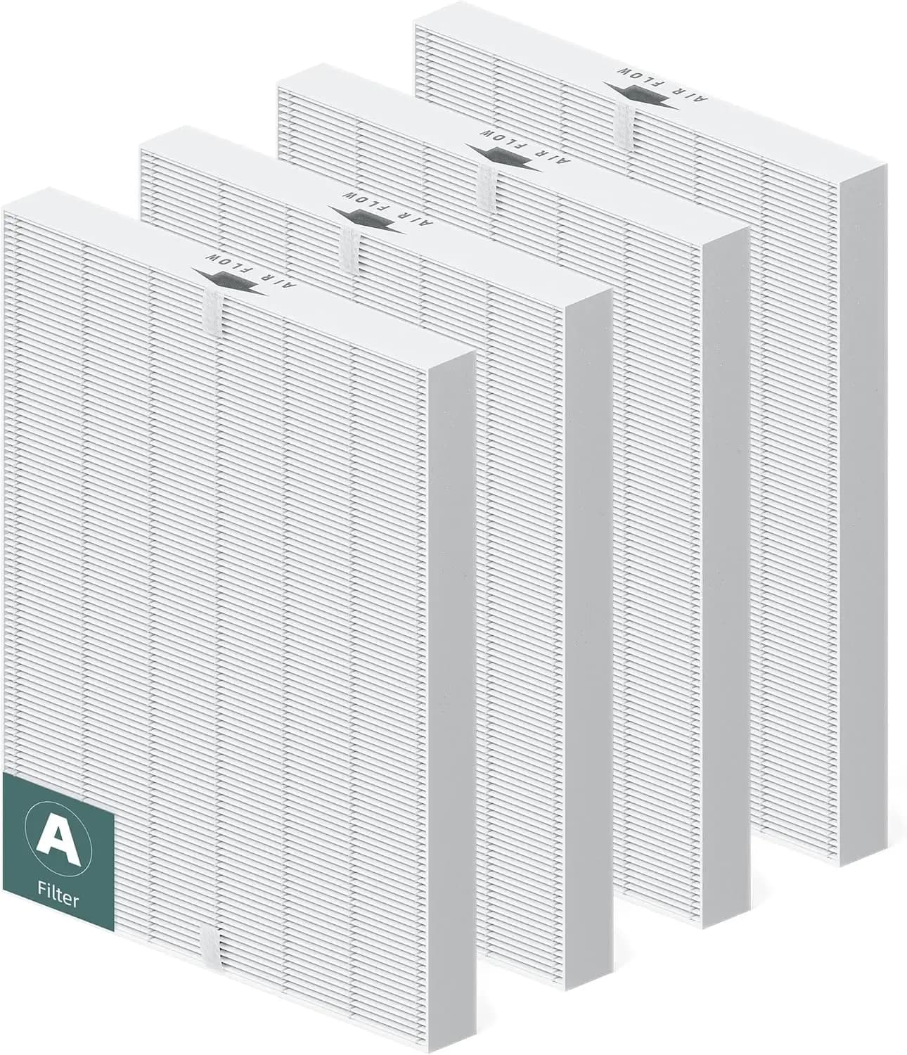 Confezione da 4 filtri HEPA di ricambio 115115 A per purificatore d'aria PlasmaWave C535 5300 5300-2 5500 5500-2 6300 6300-2 P300 AM90 900