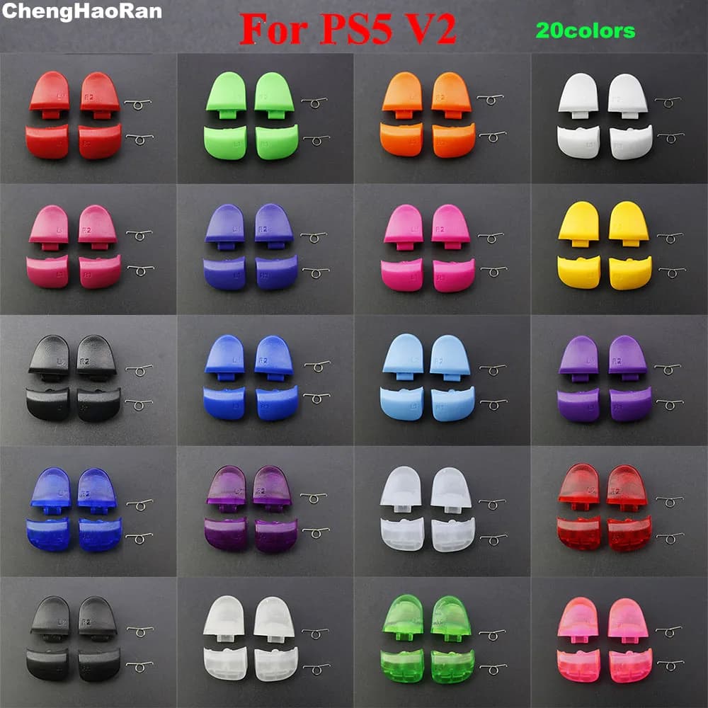 ChengHaoRan 1set per PS5 V2.0 BDM-020 Controller L1 R1 L2 R2 Trigger spalline molle sostituisci accessori parti di riparazione