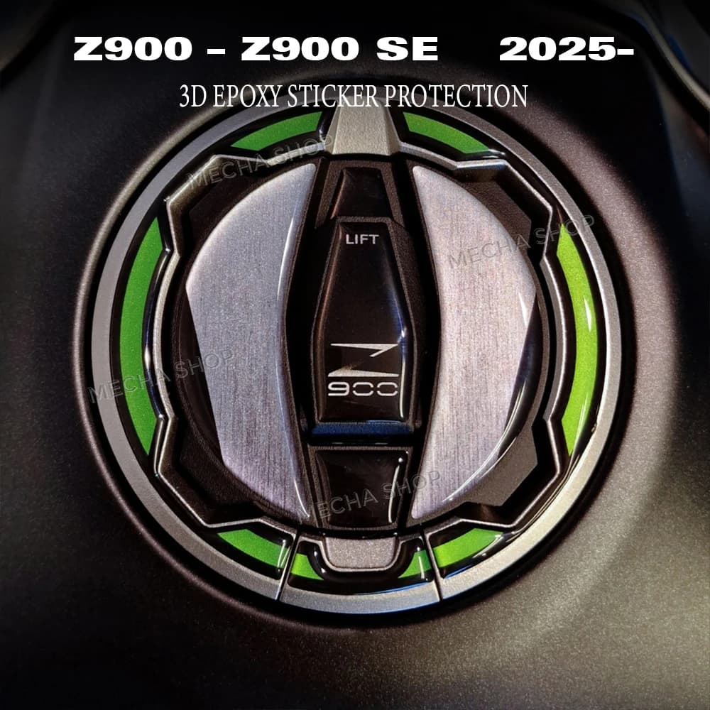 Motorcycle Accessories For Z900 / SE 2025 3D Fuel Tank Pad Sticker Set Gas Oil Protection Decals