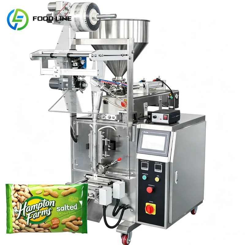 High Speed VFFS Packing Machine Vertical Form Fill Seal Packaging System For Nuts Cereal Pasta Pet Food Powder Customized