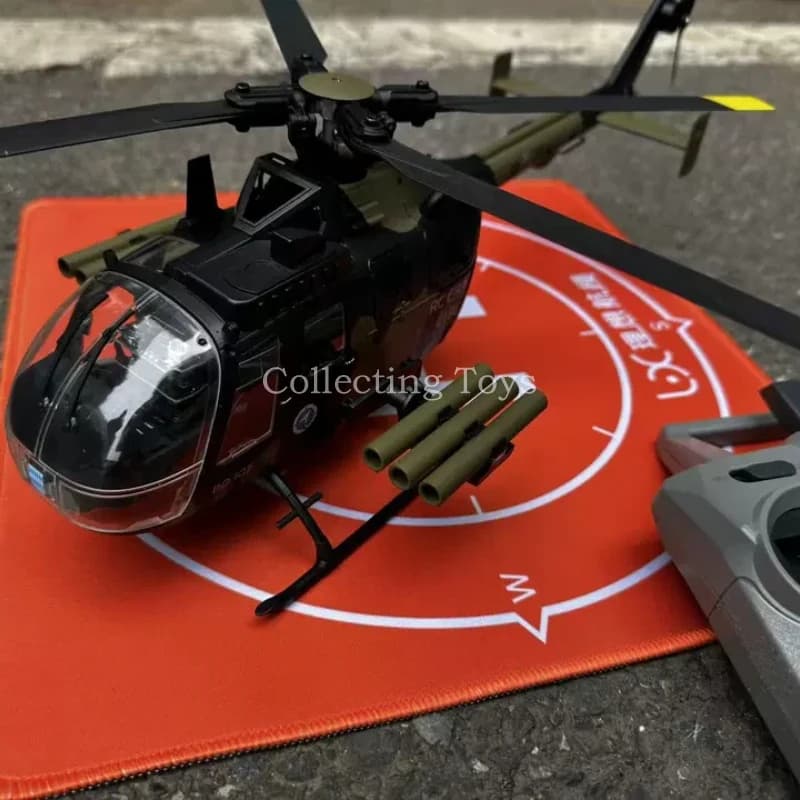 Elicottero RC Era C180 Bo105 in Scala 1/25, 6 Canali, Giroscopio a 6 Assi, Mantenimento dell'Altitudine, RTF, Modello di Aereo Telecomandato per Bambini e Adulti