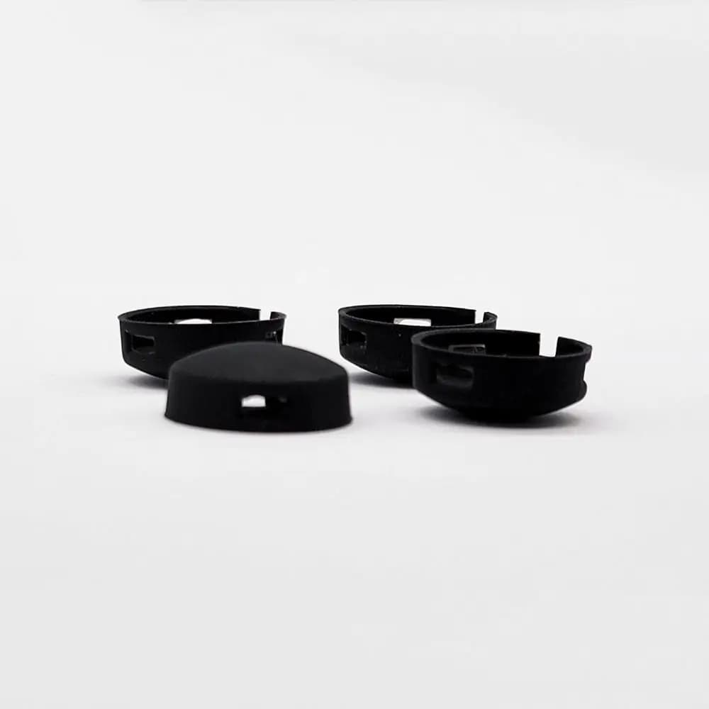 4 pezzi di ricambio per pulsante campanello in silicone, comodi e portatili, pulsanti per campanello video, facili da installare, danneggiati, rotti e screpolati