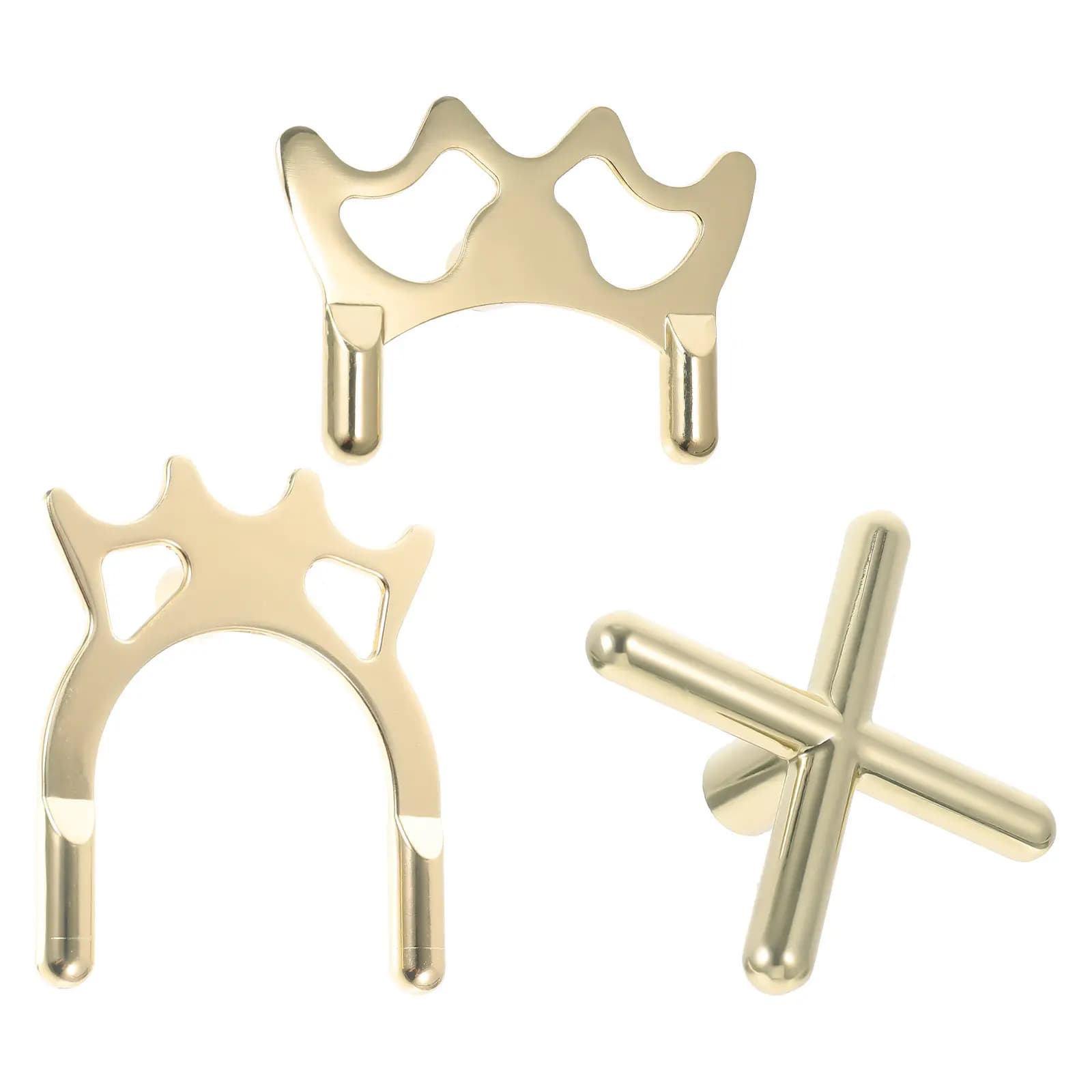 Set di 3 Teste per Ponte da Biliardo Professionali, Leggere, Portatili, Antiruggine, Accessori per Stecche da Snooker, Forniture per Biliardo