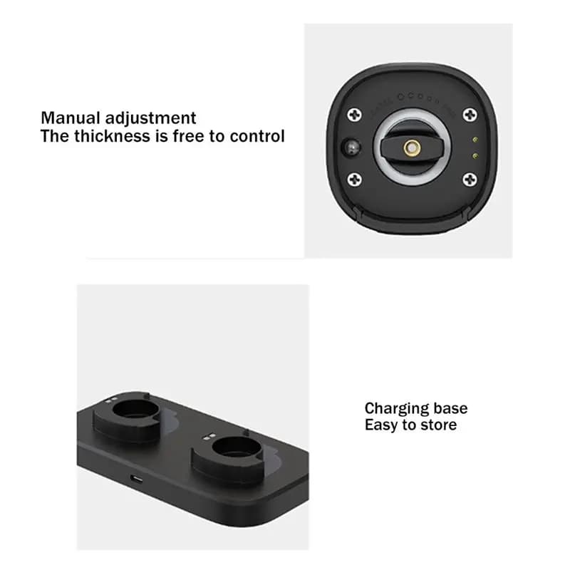 Set macina sale e pepe elettrico 2025+ - Set di agitatori automatici per sale e pepe con base ricaricabile tramite USB