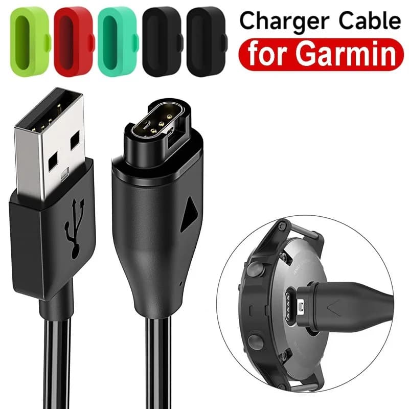 Dock di ricarica per Garmin Vivoactive 3 4 4S/Fenix 5 5S 5X 6 6S 6X/Venu 2 2S SQ Cavo di ricarica USB Stand Station Accessori per orologi