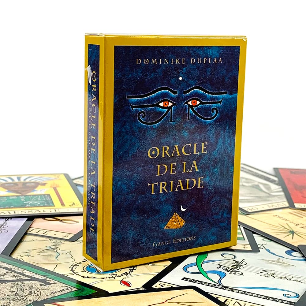 Oracle De La Triade French Version Oracle Cards Ancient Egyptian Mystic Divination Deck Spiritual Fortune-Telling Board Game