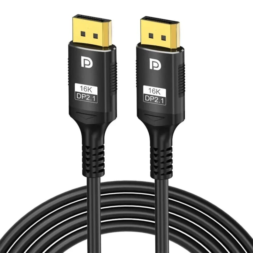 DP 2.1 DisplayPort Cable 80Gbps 16K HDR Video Audio Wire Support 8K@120Hz 4K@240Hz For Gaming Monitor Laptop TV Xbox Projector
