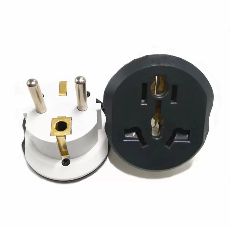 European Travel Adapter from AU UK US to EU, Electric Exit Converter from Australia USA CN to EU