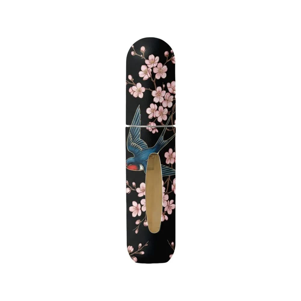 Fashion 5ml Perfume Bottle Floral Leak-proof Liquid Cosmetic Container with Key Ring Refillable Perfume Atomizer Bottle Travel