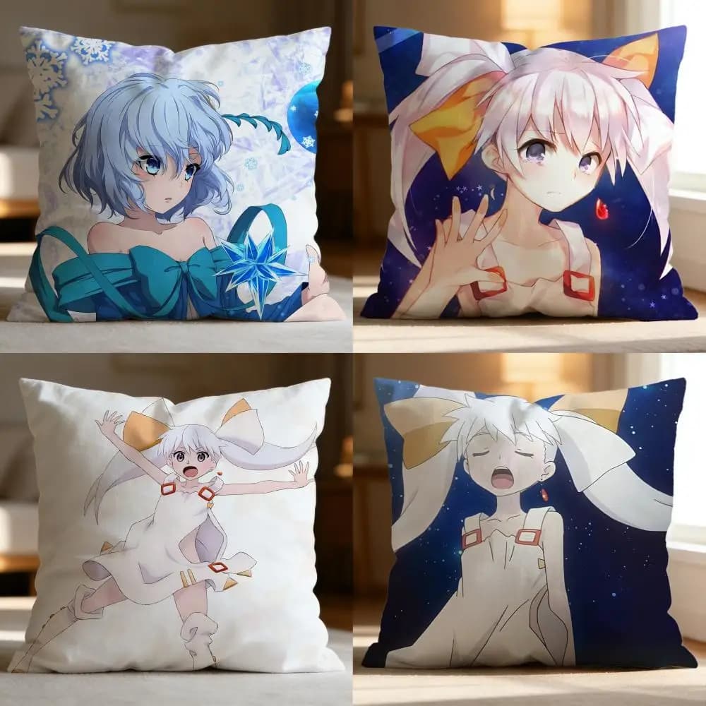 Fodera per cuscino Anime Selector Infected WIXOSS, morbida e lavabile, multiuso per divano, letto, viaggi, ufficio