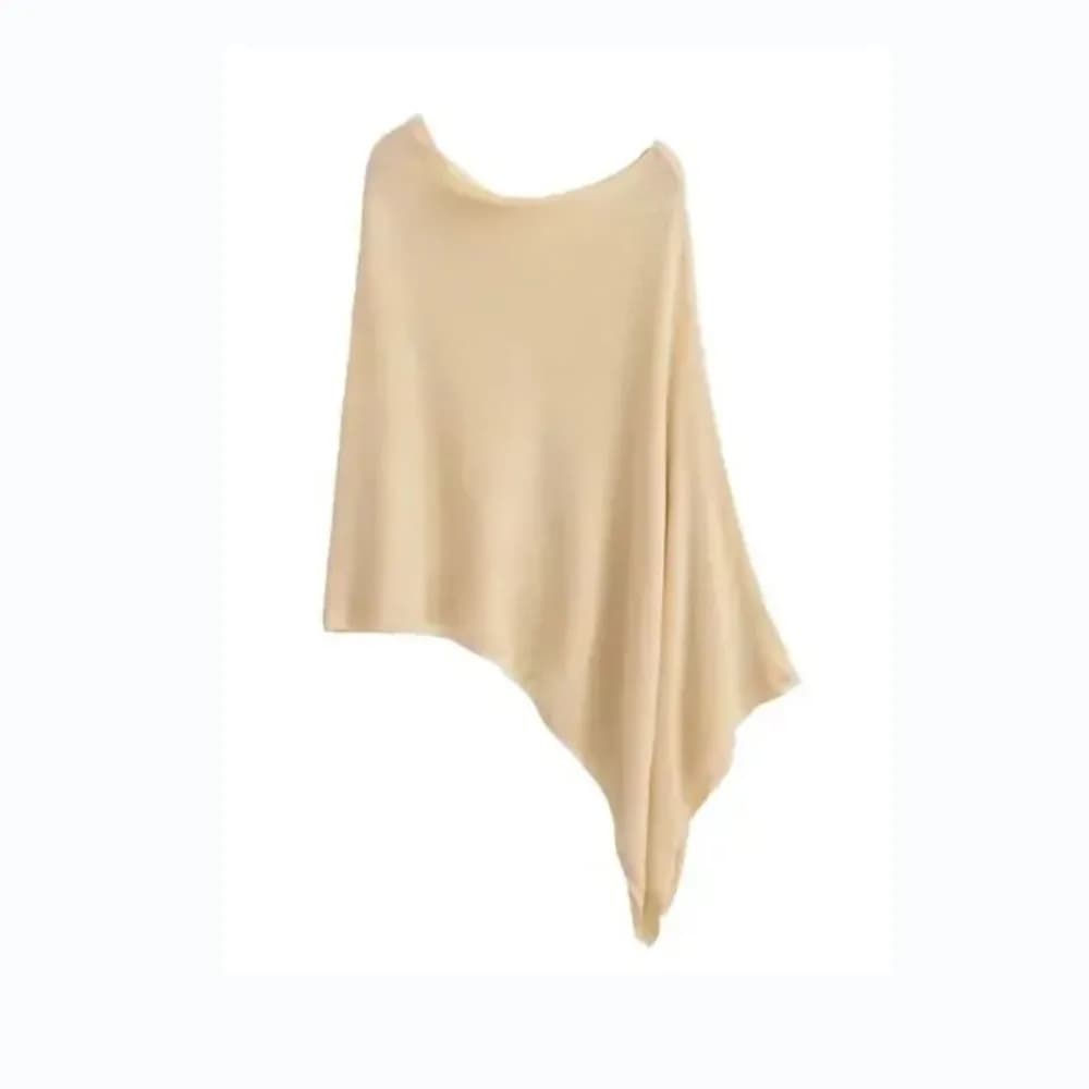 Fashionable loose uneven mantle slides Slim sunscreen Scarf for iced silk sun protection