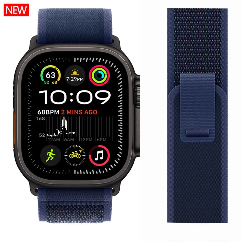 Trail loop Per apple watch ultra 3 2 Band 49mm 44mm 40mm 45mm 41mm 42mm braccialetto correa iWatch serie 7 se 8 9 10 11 46mm cinturini