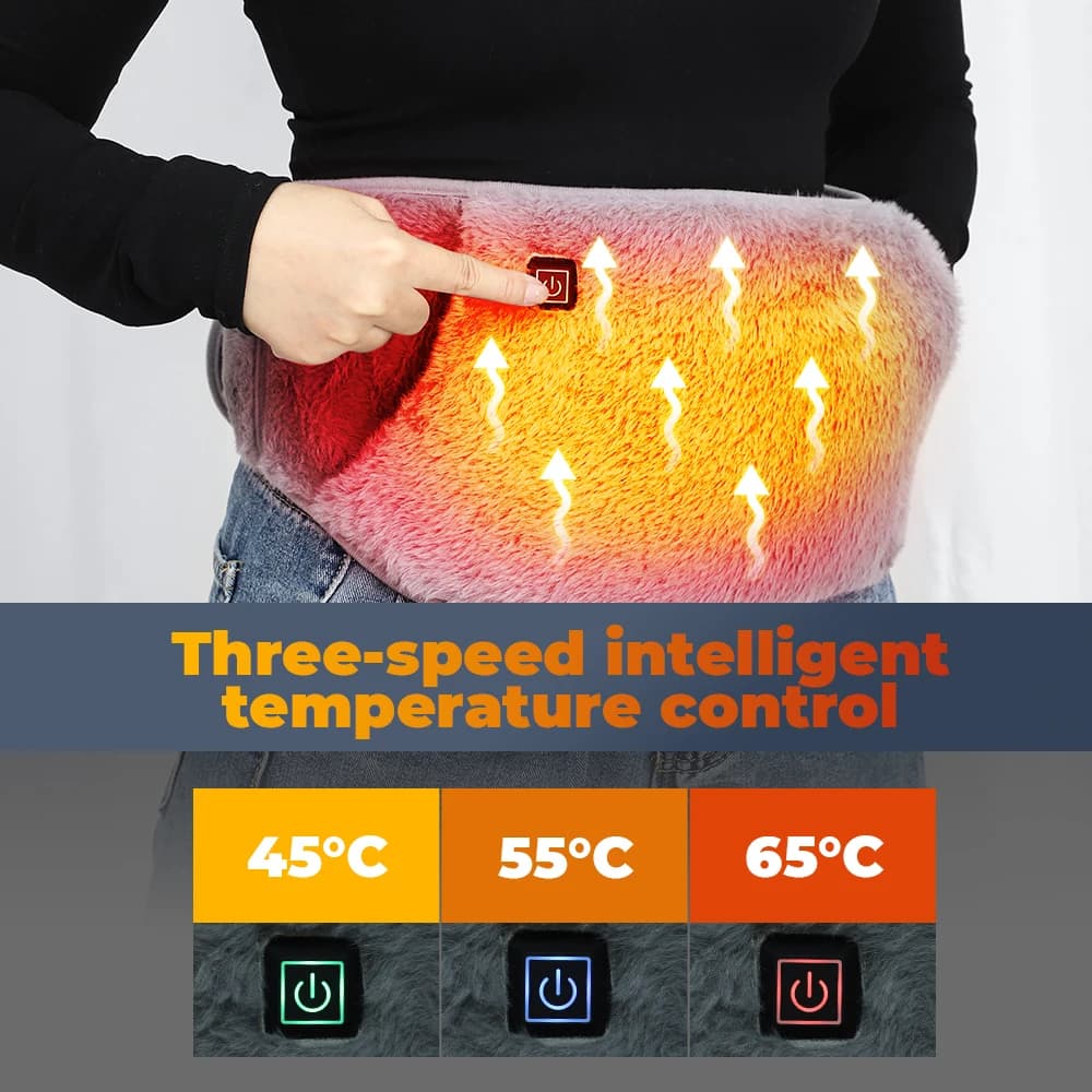 Multifunctional Electric Heating Abdominal Belt for Home Use Graphene Heating Hand Warmer Waist Lumbar Back Pad Winter