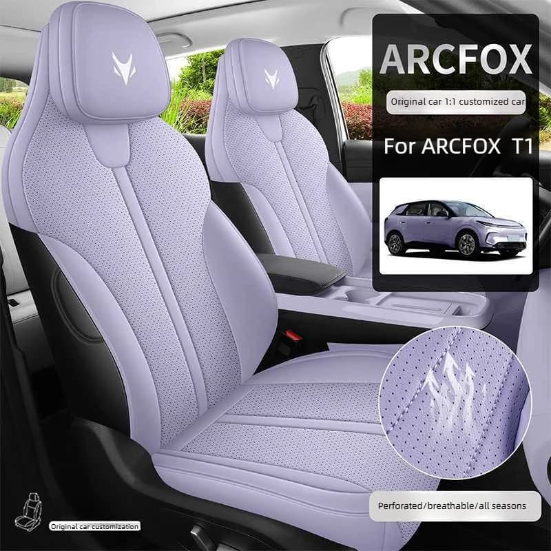 For ARCFOX T1 2025 2026 Car Seats Cover Nappa Leather Full Surround Style Factory Wholesale Price Interior Accessories