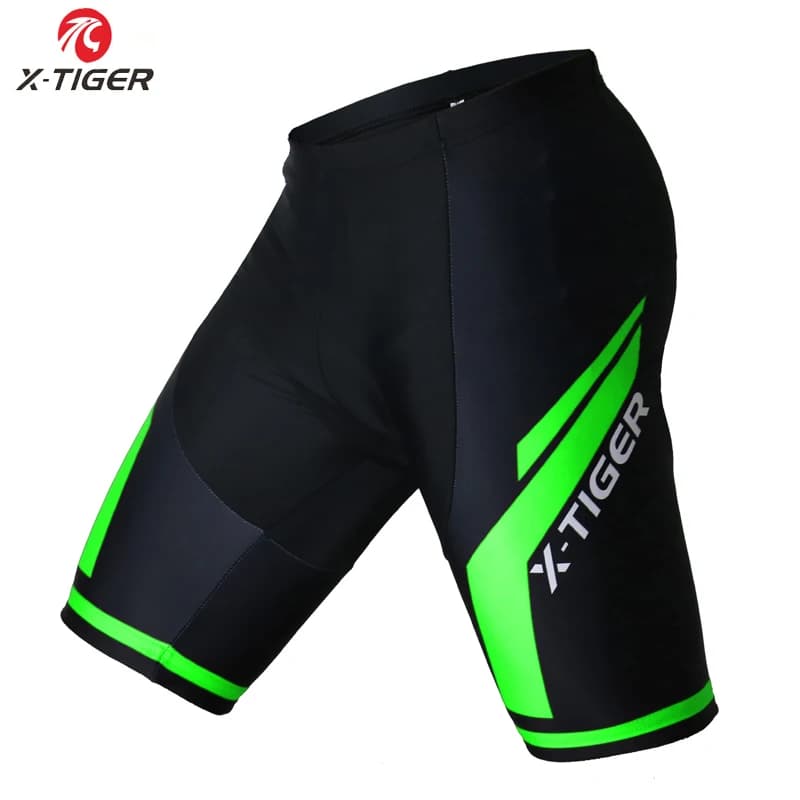 X-TIGER Men Cycling Shorts Shockproof MTB Bike Shorts Summer Breathable Bicycle Shorts With Coolmax 5D Gel Padded Cycling Tights