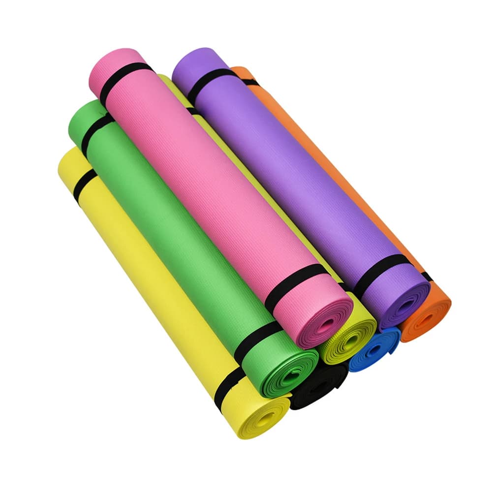 Tappetini per Esercizi, Tappetino Yoga in EVA Antiscivolo, Tappetini Sottili per Fitness, Yoga, Palestra Domestica, Pilates, Attrezzatura per Esercizi