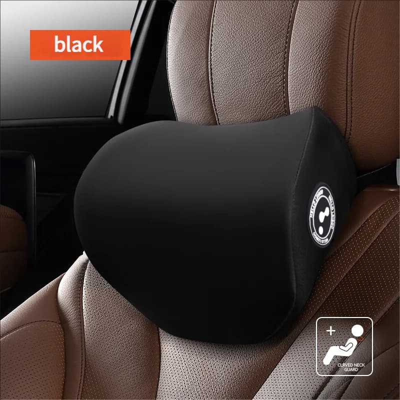 Memory Foam Car Neck Pillow Lumbar Support Universal Headrest Comfort Lumbar Cushion Car Seat Support Accessories Car Headrest
