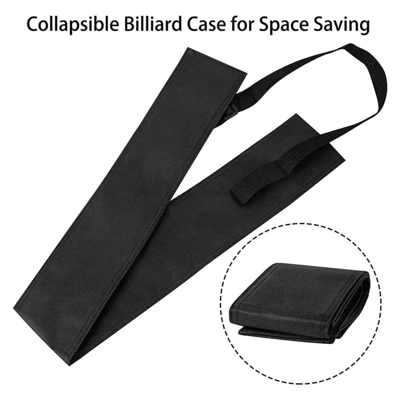 Borsa per il trasporto di stecche da biliardo, borsa da 32 pollici per il trasporto e la protezione di stecche da snooker/biliardo 1/2