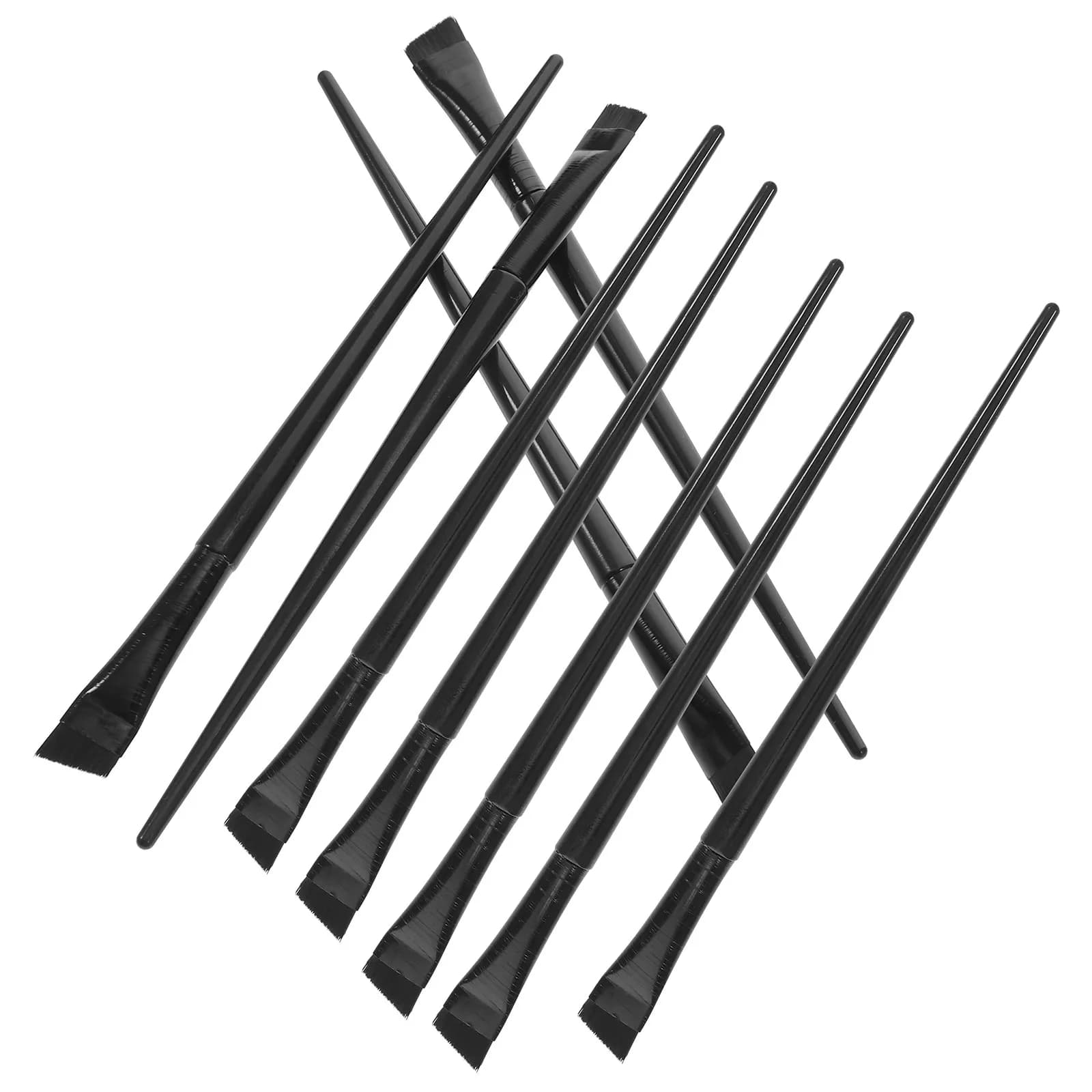 12Pcs Eye Makeup Brush Set Comfortable Handle Fine Tip Eyeliner Brush Set for Clear Eye Outline Eyeshadow Blending Gift for Her